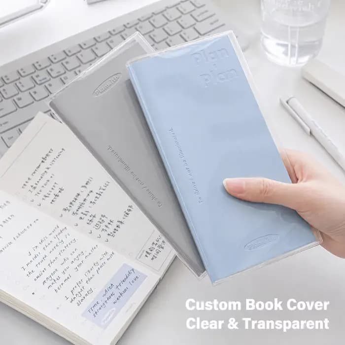 Carnet de planification souple en PU, journal de gestion du temps, agenda portable à ouverture à plat pour la planification quotidienne du travail