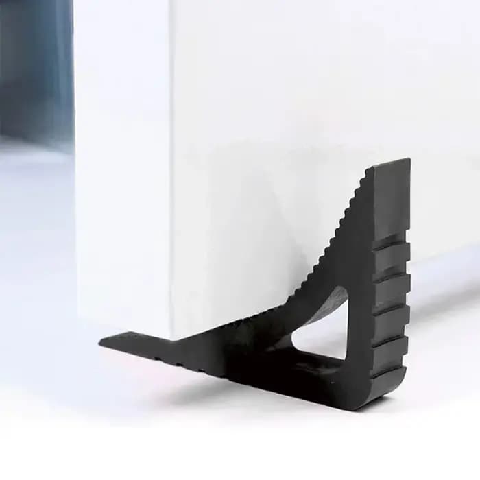 Butoir de porte en caoutchouc réutilisable, cale de porte pour sol, butoir de porte, limiteur de fenêtre, anti-collision pour maison et bureau