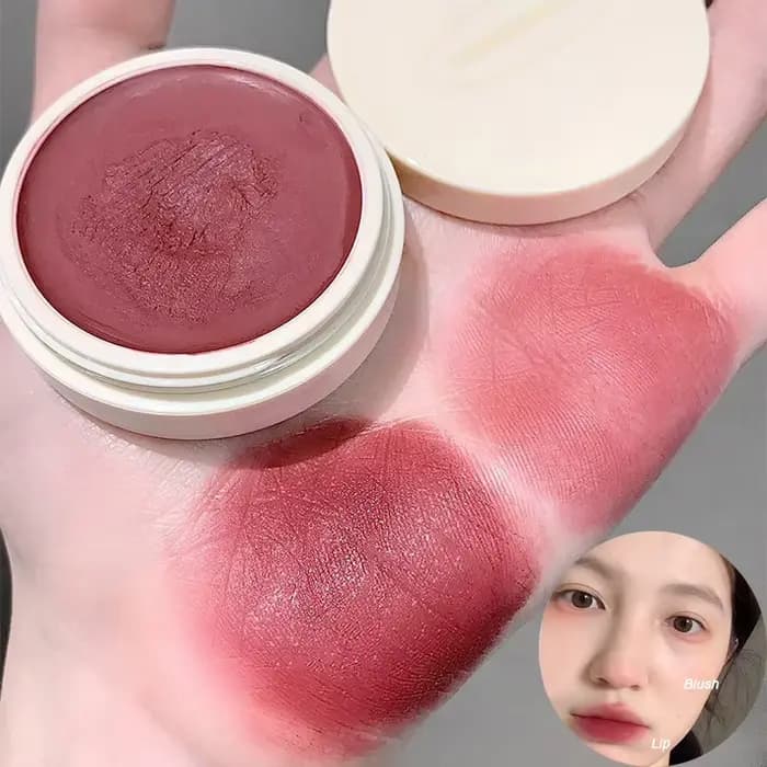 Palette de maquillage crème double usage lèvres et joues