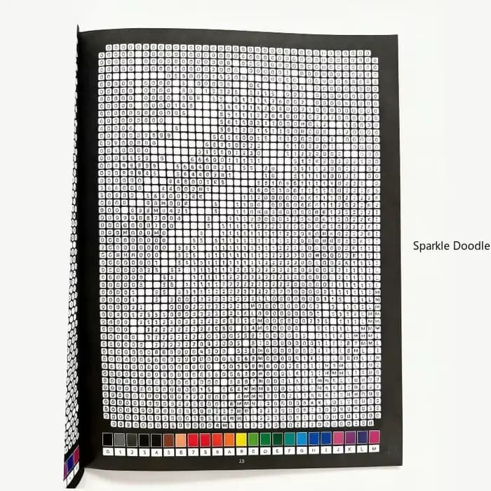 Livre de coloriage numérique pour adultes, 32 motifs, pour compléter le travail de peinture grâce aux instructions numériques