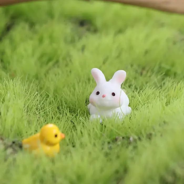 Animaux de la Zodiaque Mignons et Réalistes Faits à la Main : Chat, Canard, Mouton, Écureuil, Grenouille, Tortue – Ornements de Micro-Paysages