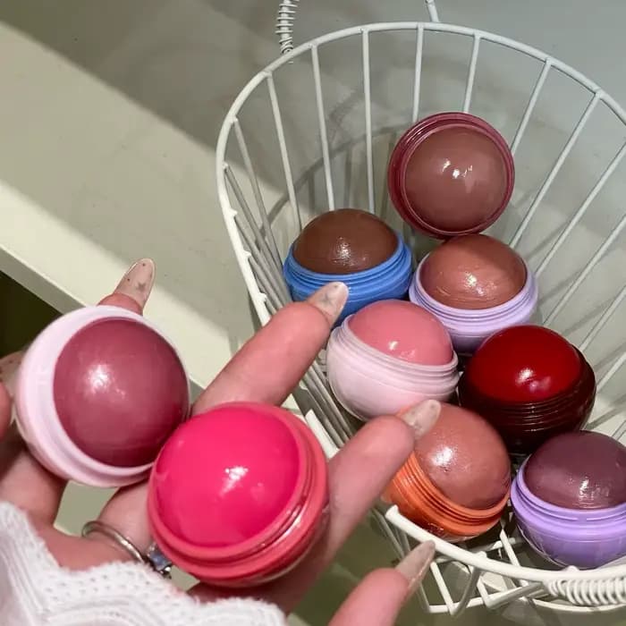 Boules de fard à joues rouge à haute teneur en pigments