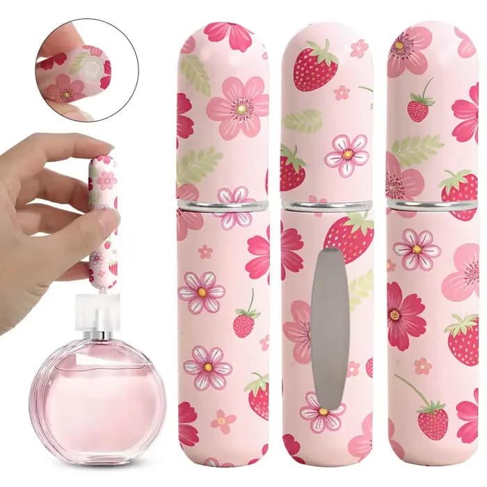 Récipient liquide rechargeable de parfum à remplissage inférieur de 5ml