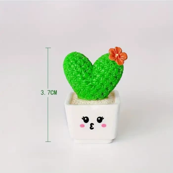 1 lot de 4, Cactus succulent en résine, Mini plante verte, voiture, bureau, maison, salon, artisanat créatif, petit Cactus frais, décoration
