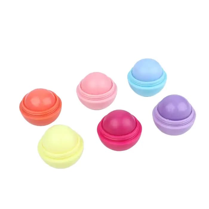 1 pièces boule baume à lèvres hydratant rouge