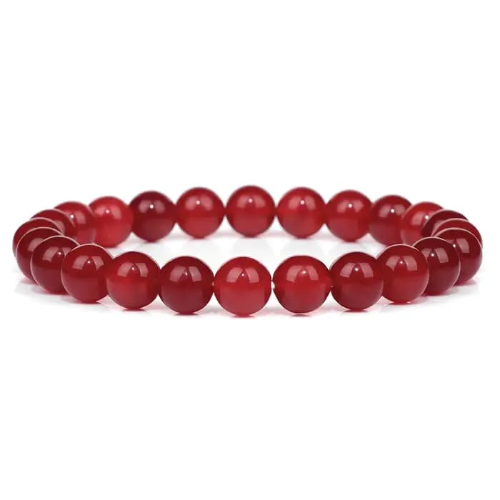 Bracelets en pierre naturelle rouge, perles de 8mm, Agates, Turquois, œil de tigre, Yoga, méditation, bijoux cadeaux pour femmes et hommes