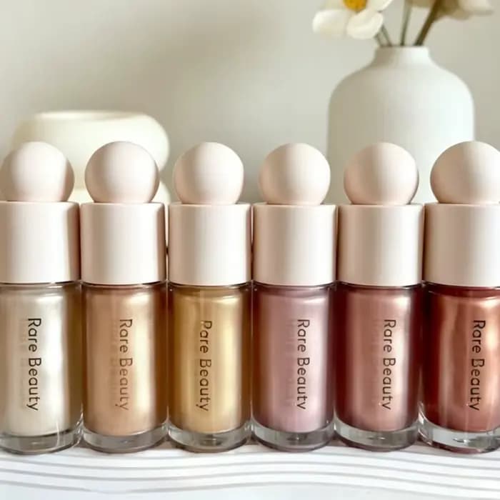 Hot Rare Beauty 7 couleurs Positive Light Liquid Luminizer Maquillage longue tenue contrôle du sébum Happy Hope Honesty Gloss liquide pour les lèvres