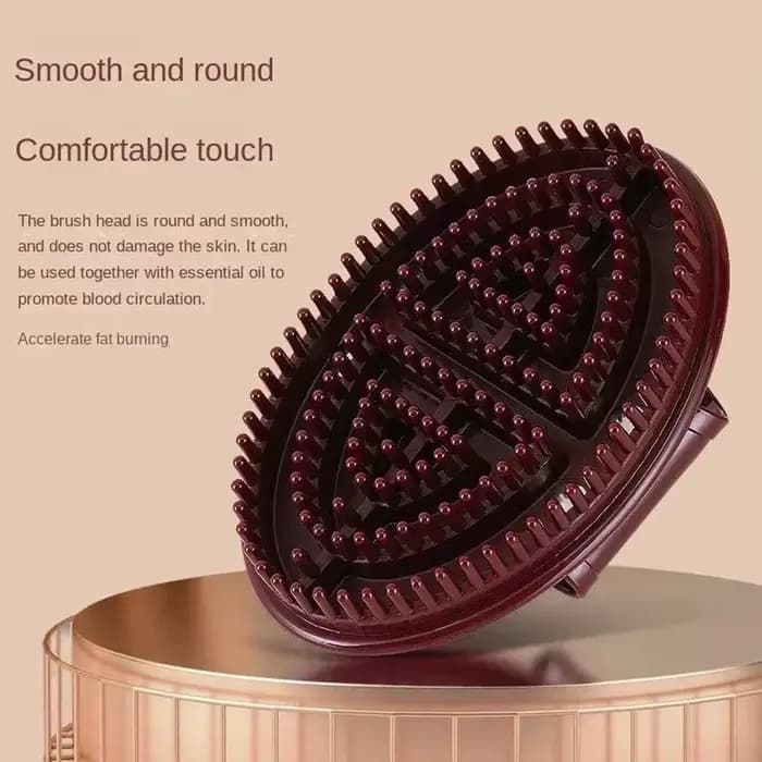 Brosse de Massage corporel méridiens, Relaxation du corps, amincissante, réduit la Cellulite, pour le dos et les jambes, brosse méridienne portative