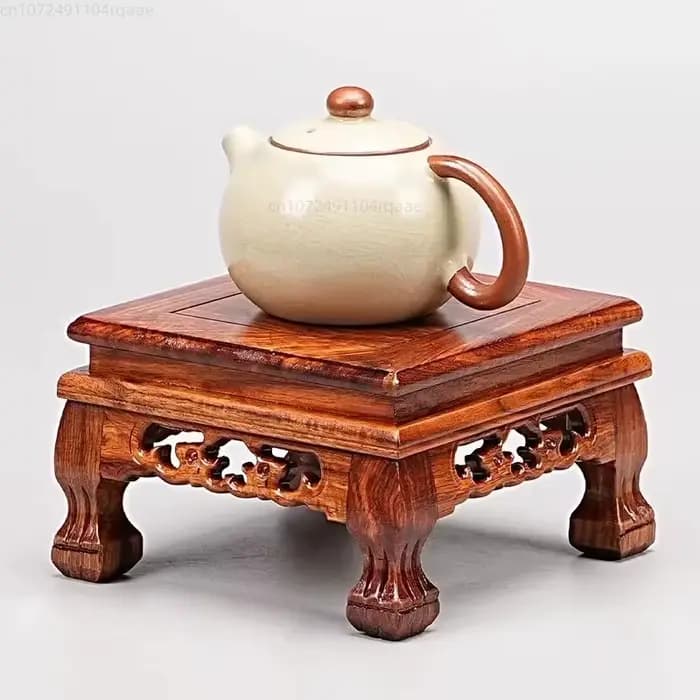 Socle de présentation solide en bois pour figurines, vases, bonsaïs, décoration de la maison et de mariage
