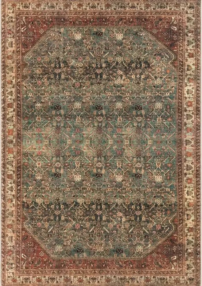 Tapis luxueux imprimé Vintage rouge, élégant, antidérapant, pour salon, chambre à coucher, décoration classique pour la maison, pâques
