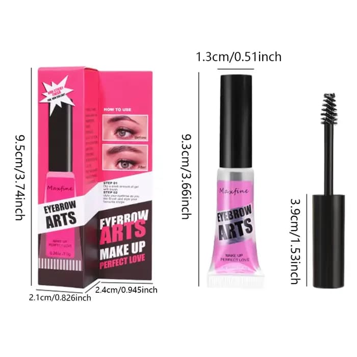 Gel de mise en forme des sourcils, imperméable, naturel, Transparent, longue durée, séchage rapide, colle 3D sauvage, maquillage professionnel, cosmétique