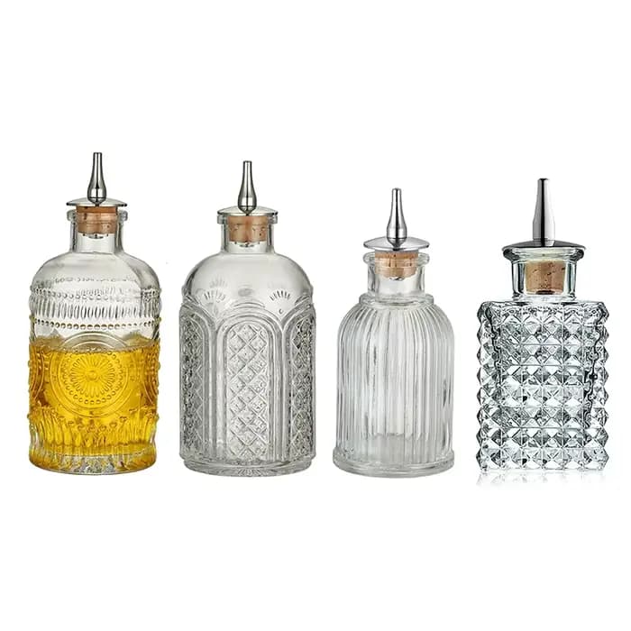 Bouteille de Bitters de Cocktail Vintage avec haut Dasher, accessoire de Bar professionnel, outil de Bar