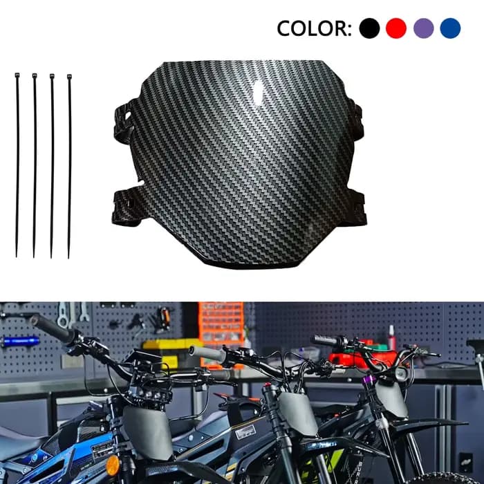 Plaque d'immatriculation avant pour moto Surron Talaria Sting, accessoires pour Stark Varg Ridstar Q20, plaque d'immatriculation pour vélo électrique