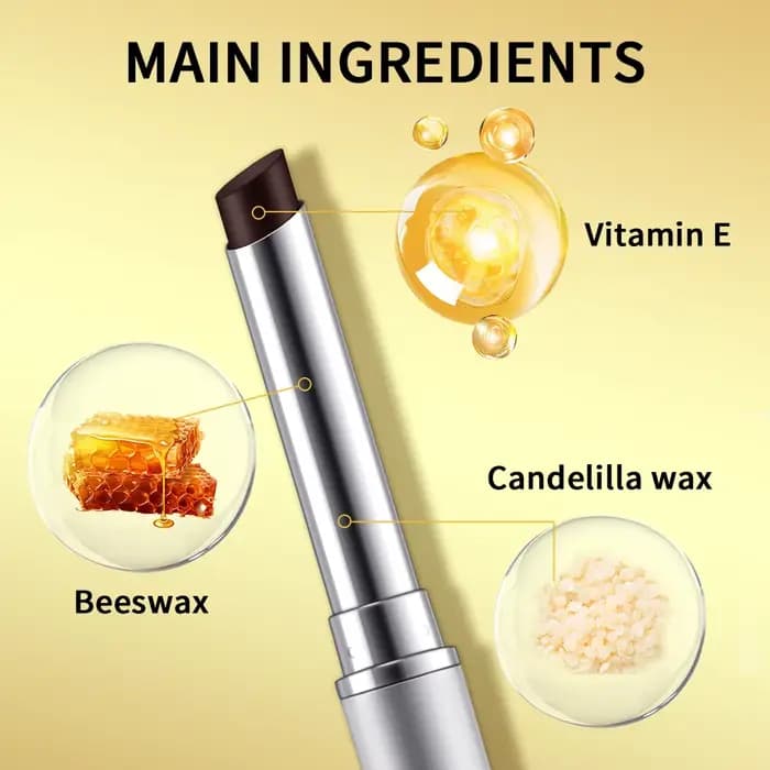 Vitamine E lisse presque rouge à lèvres nourrissant et hydratant teinté baume