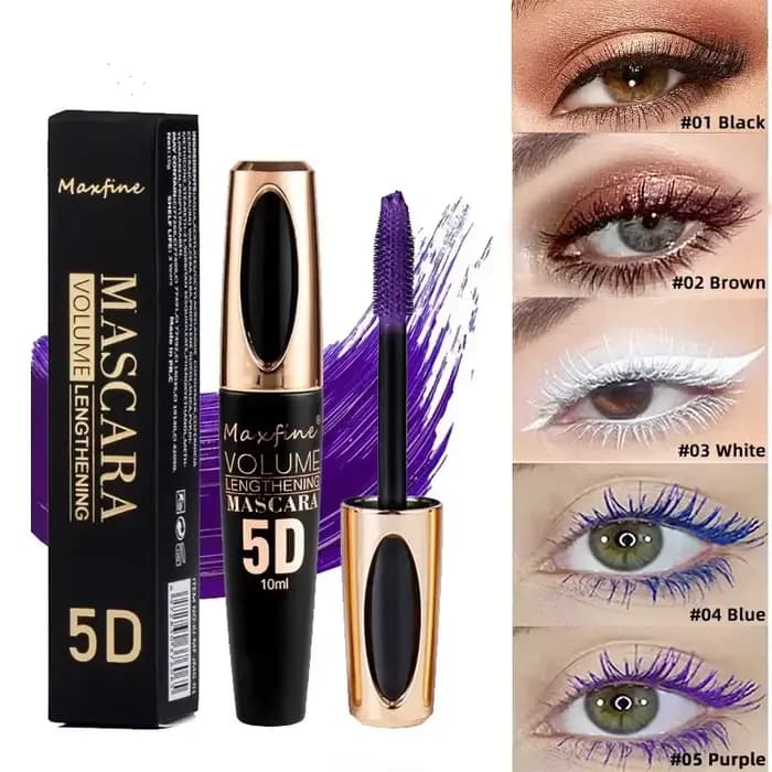 Mascara coloré imperméable sans taches cils allongeant des boucles fines Extension maquillage