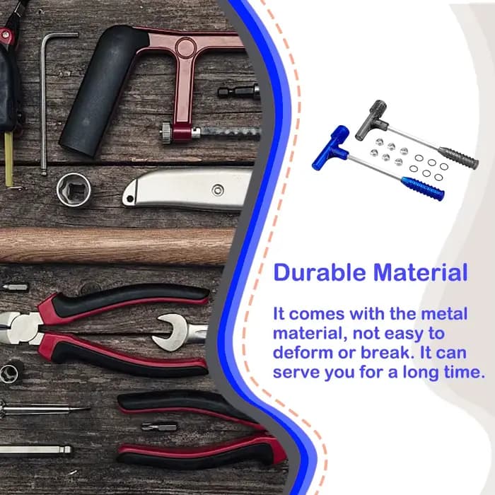 Marteau d'extraction de balles à Impact avec trois ensembles d'outils à main, équipement d'atelier de réparation multifonctionnel pratique et robuste noir
