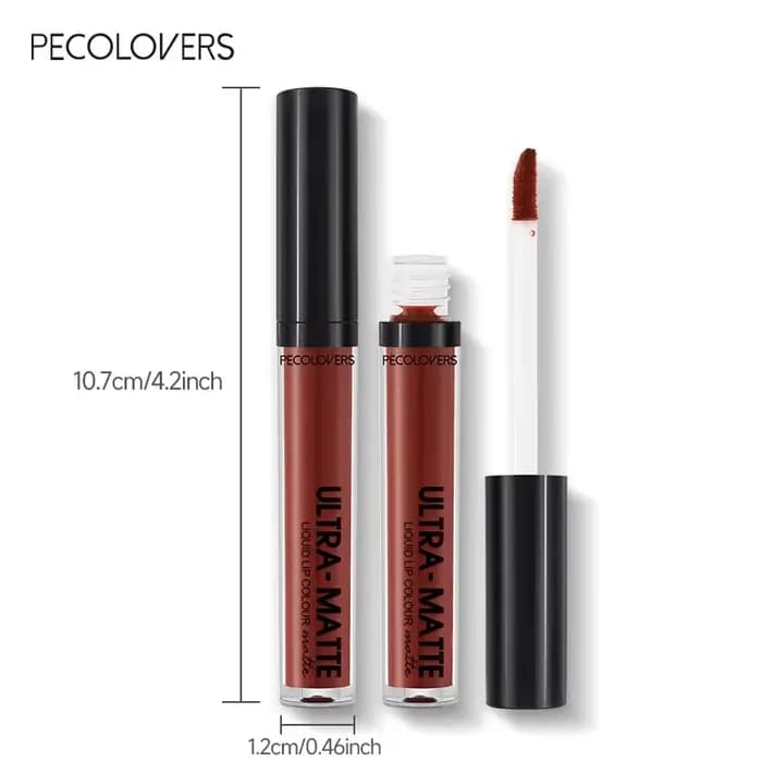 Velvet Mate nu marron rouge brillant à lèvres peluches mat liquide
