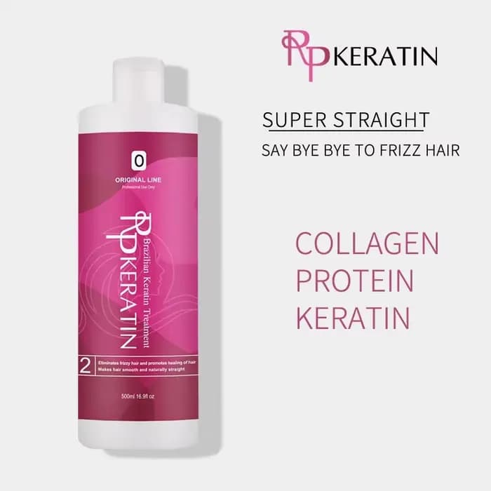 Lissage à la kératine pour traitement lissant des cheveux, 500ml, soins capillaires bouclés et crépus, produits professionnels à la kératine brésilienne