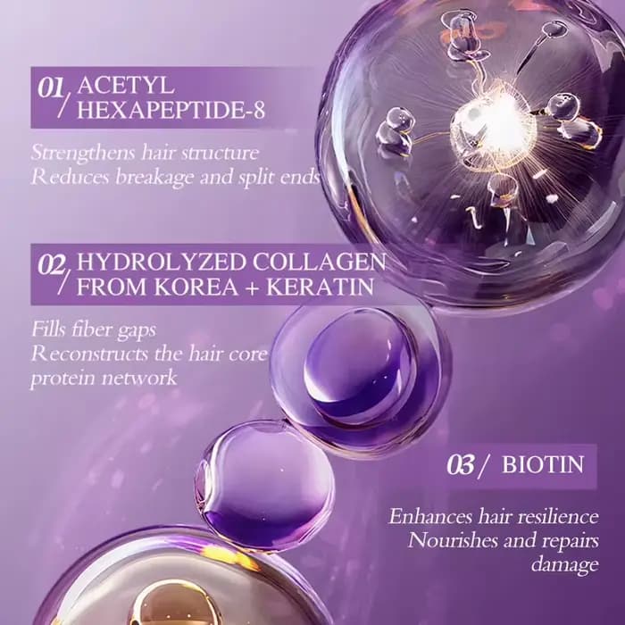 Masque capillaire à la kératine magique, réparation en 5 secondes, répare les dommages cheveux crépus, doux, lisses, brillants, hydratation profonde, traitement des cheveux, masque réparateur pour les
