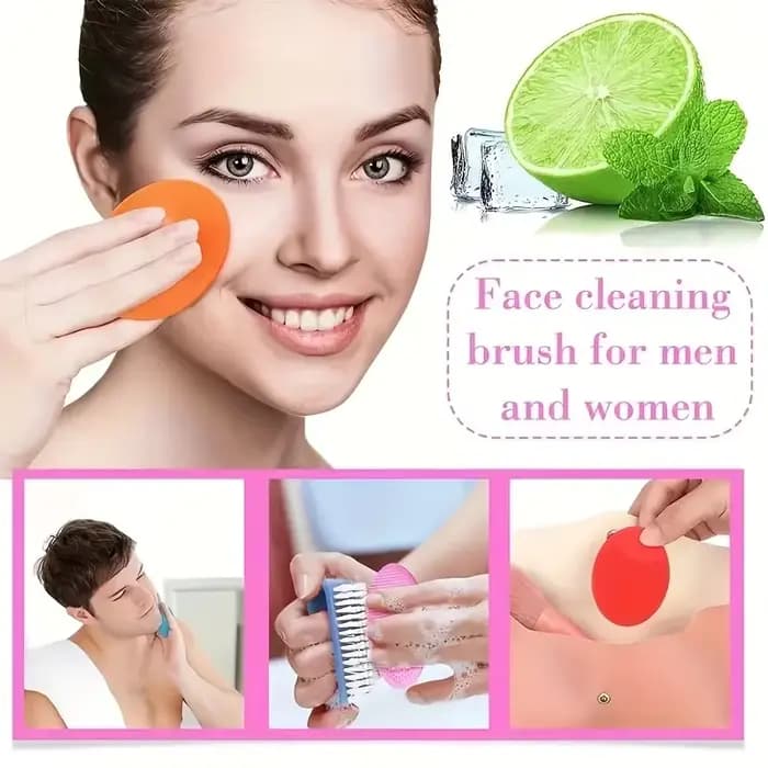 Brosses pour le visage et le corps - Outils quotidiens de soin et d'exfoliation, accessoires de nettoyage du visage, exfoliants texturés