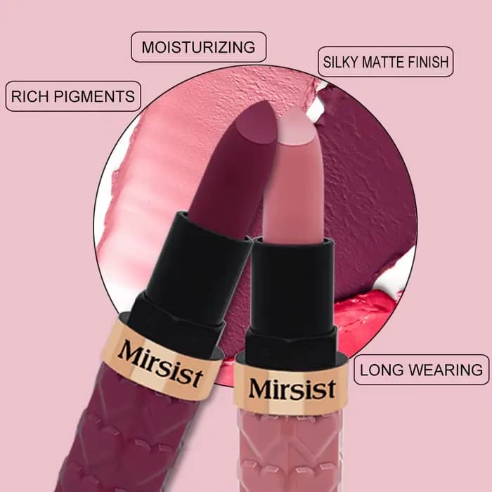 1 pièce Rouge à lèvres velours mat soyeux nude pêche