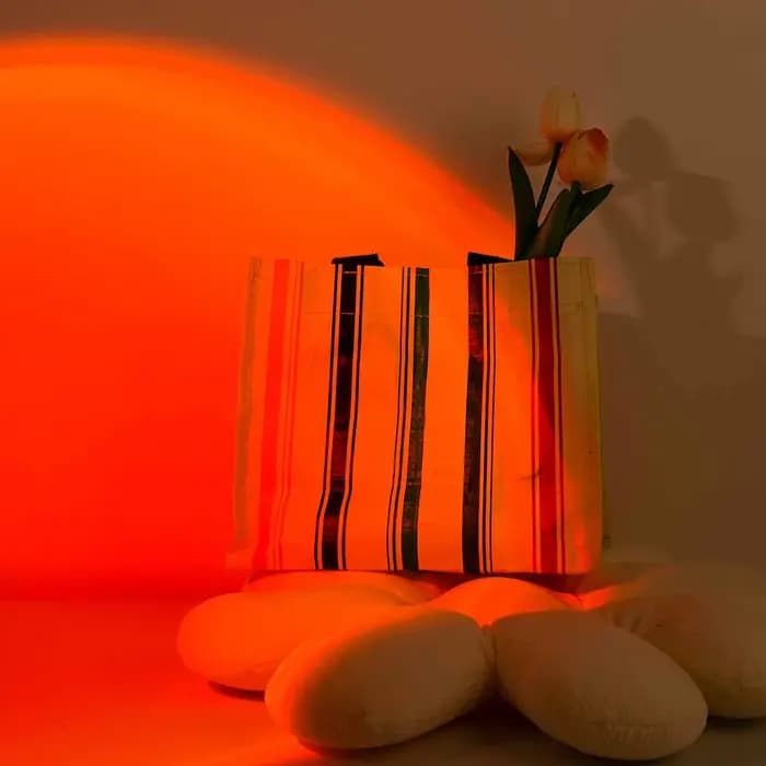 Lampe de projection coucher de soleil avec télécommande, 16 couleurs, lumière d'ambiance nocturne, décoration de chambre, accessoires de photographie murale