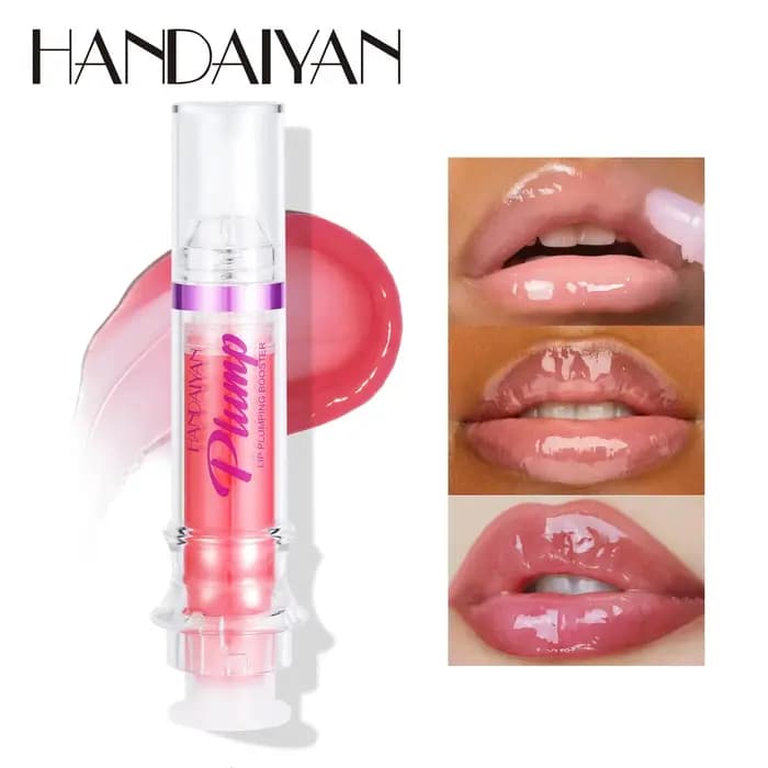 HANDAYAN 6 couleurs lèvres plus dodues brillant hydratant miel huile rehausseur Transparent
