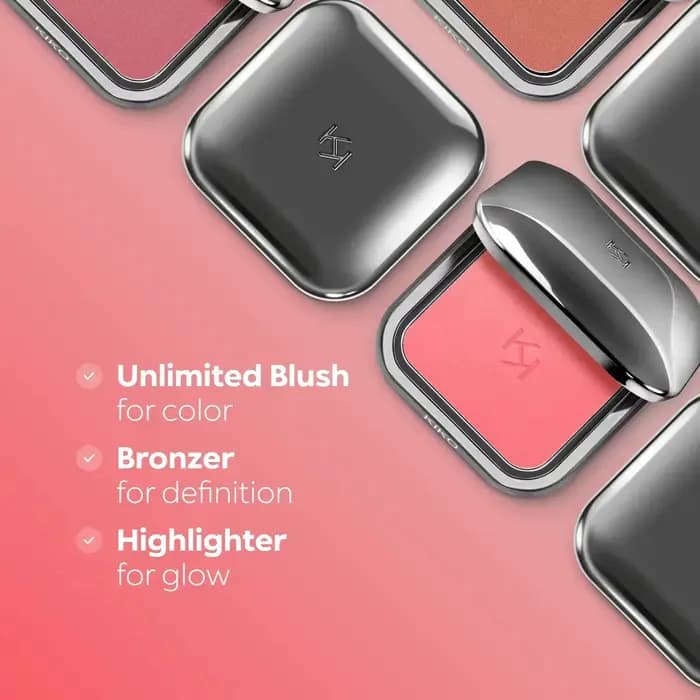 KIKO Unlimited Blush, poudre rouge longue tenue