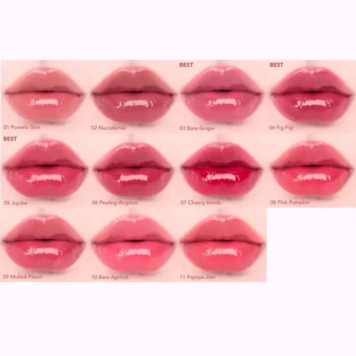 Rom&nd THE JUICY LASTING TINT-11 Teintes