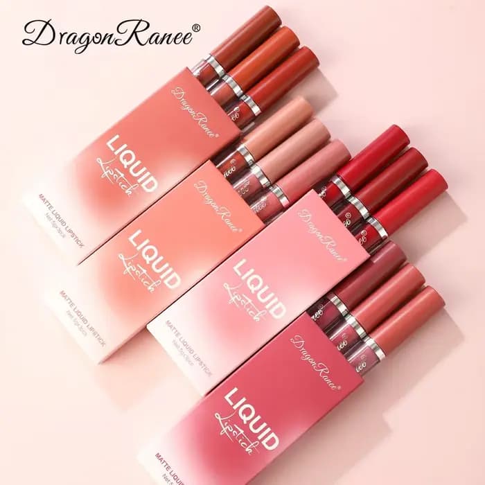 Ensemble de Rouges à Lèvres Liquides