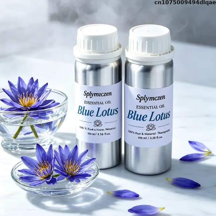 Huile parfumée naturelle Blue Lotus pour diffuseurs à bâtonnets, diffuseur d'arômes, parfum d'ambiance pour hôtels et maisons