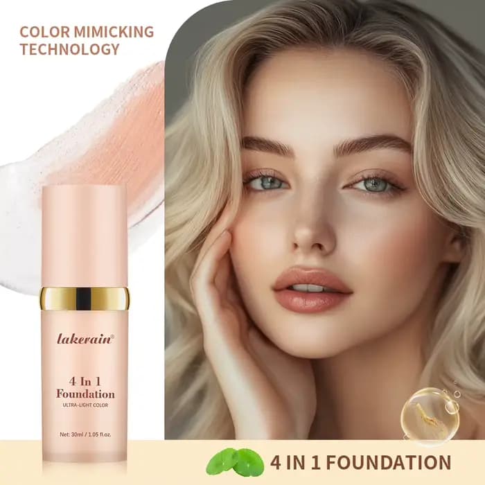 Fond de Teint Liquide Hydratant 4-en-1 SPF30+ Changeant de Couleur