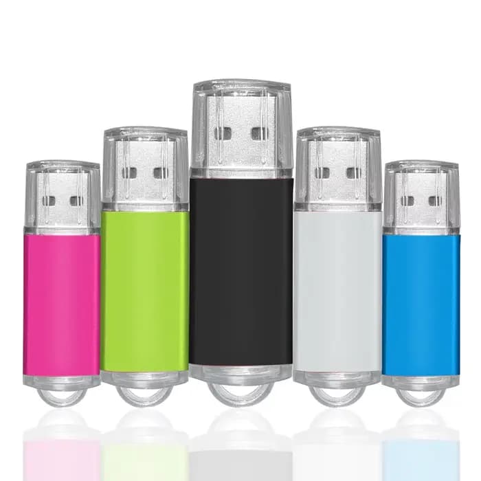 Clé USB colorée haute vitesse, clé USB en métal 2.0, 32 Go, 16 Go, 1 Go, 64 Go, clé USB, mémoire, photographie, cadeaux, disque mémoire