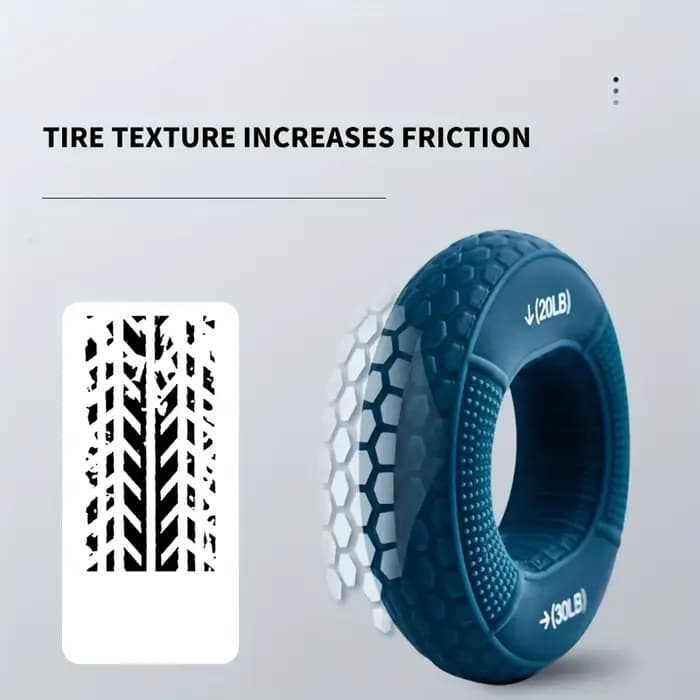 Anneau de poignée avec extenseur carpien en Silicone, anneau de doigt d'entraînement de force, augmente la puissance musculaire et la musculation, 20-80LB