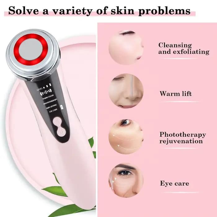 Masseur Facial multifonction 4 en 1, dispositif de radiofréquence pour le visage RF EMS, masseur électrique pour le visage, dispositif de beauté, outils de soins de la peau
