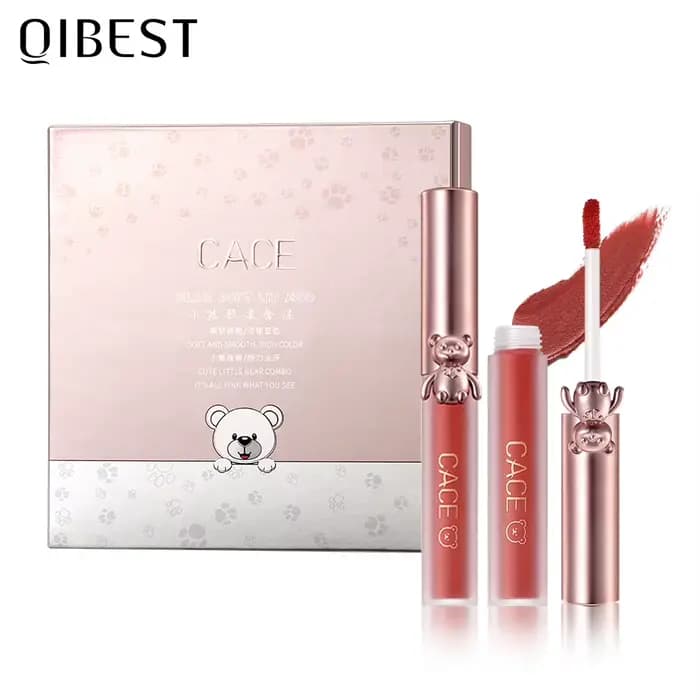 CACE brillant à lèvres maquillage liquide rouge