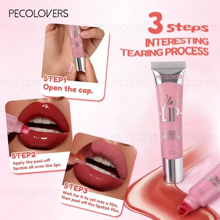 1PC Gloss à lèvres mat - Teinte à lèvres longue durée