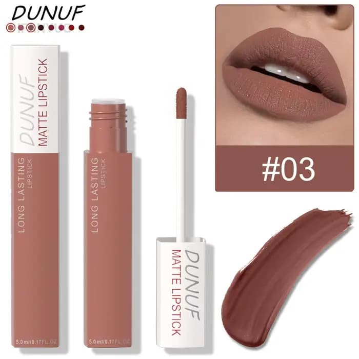 Rouge à lèvres liquide antiadhésif violet foncé