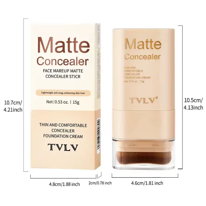 Stick de maquillage double tête deux-en-un