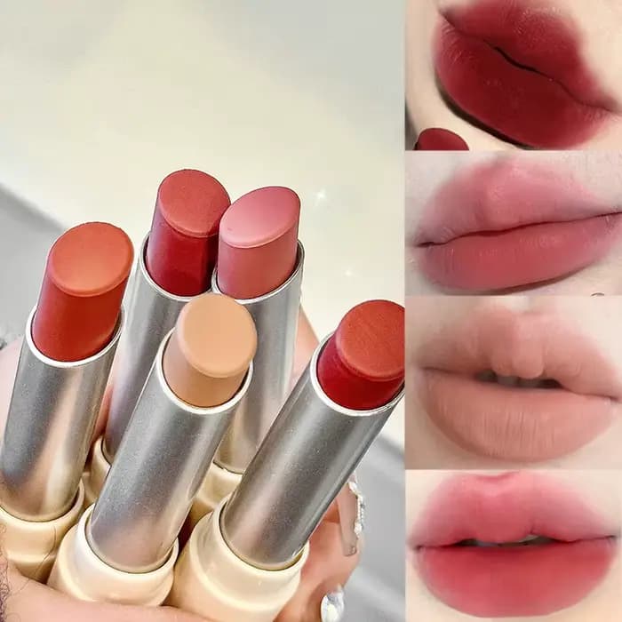 Lèvres mates 8 couleurs imperméables à l'eau longue durée facile à colorer velours mat sang rouge rose