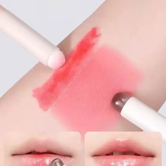 Brosse à lèvres souple à tête ronde en Silicone