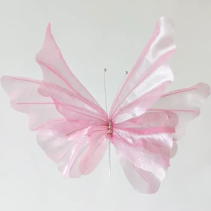 Simulation de papillon romantique en soie 3D, pour anniversaire, mariage, fête en plein air, photographie de fenêtre, accessoire de décoration de fond