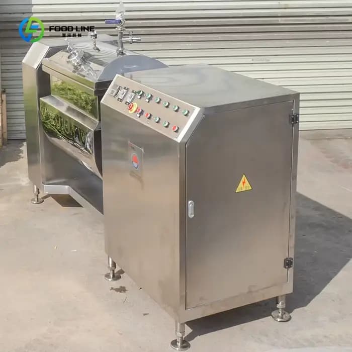Mélangeur horizontal électrique en acier inoxydable avec fonction de pulvérisation par atomisation pour le mélange de poudres de sucre et de bonbons