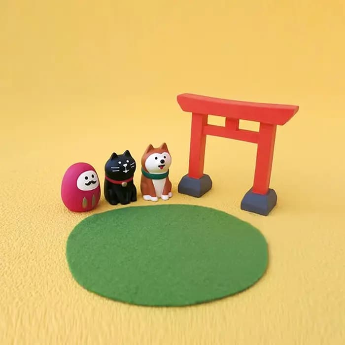 Porte Torii japonaise miniature rouge, étagère d'autel Shinto, mini sanctuaire, porte de bénédiction traditionnelle japonaise, Zen