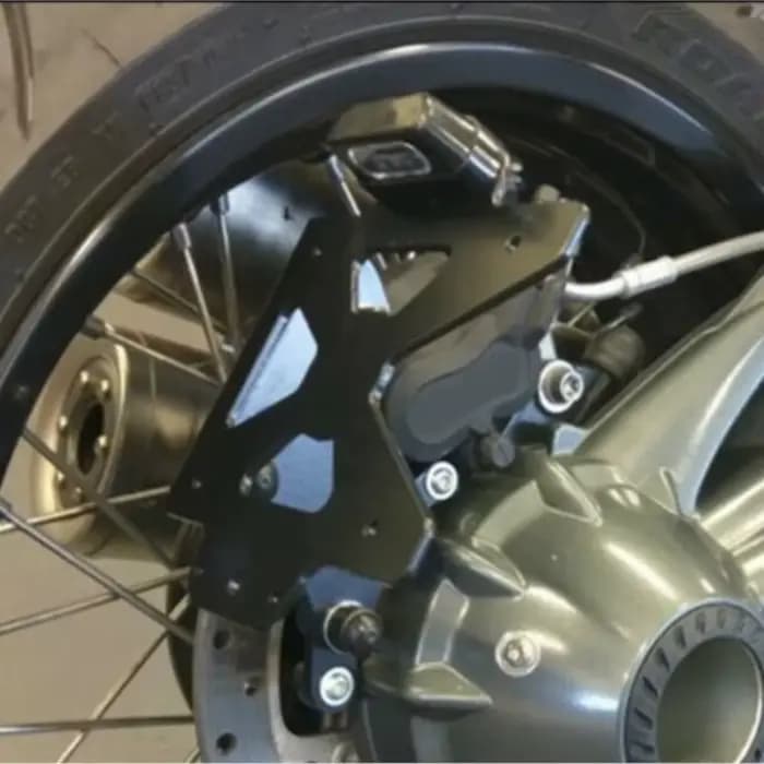 Support de plaque de planificateur de moto, BMW R Nine T, R9T, 1200 ScramJeff, 2015, 2016, 2017, 2018, 2019, Éliminateur, Invite d'enregistrement, Ket