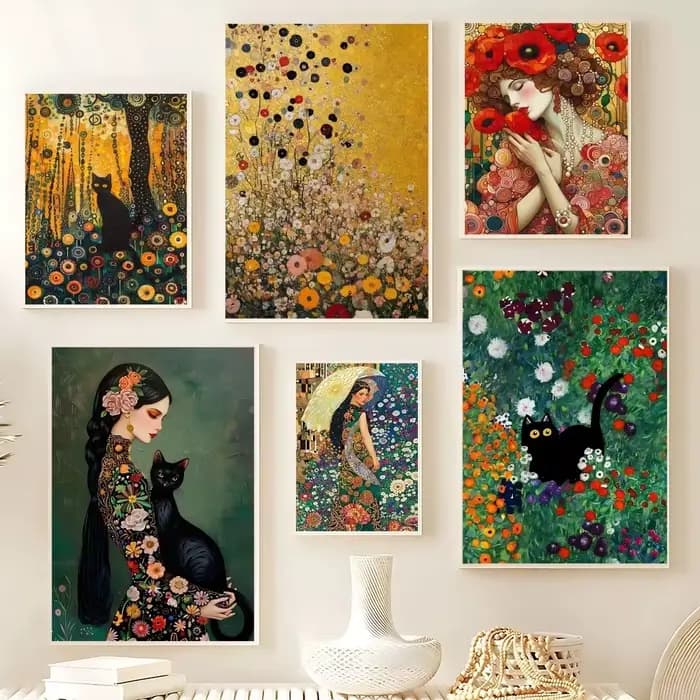 Peinture à l'huile par numérosustav Klimt, bricolage, décoration murale pour la maison, salon, café, Bar, chambre, cadre cadeau Marvel
