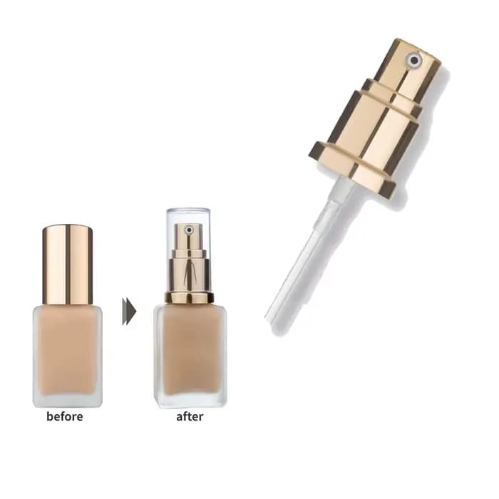 Pompe à fond de teint double usure Este Laud, outils de maquillage, 10 pièces