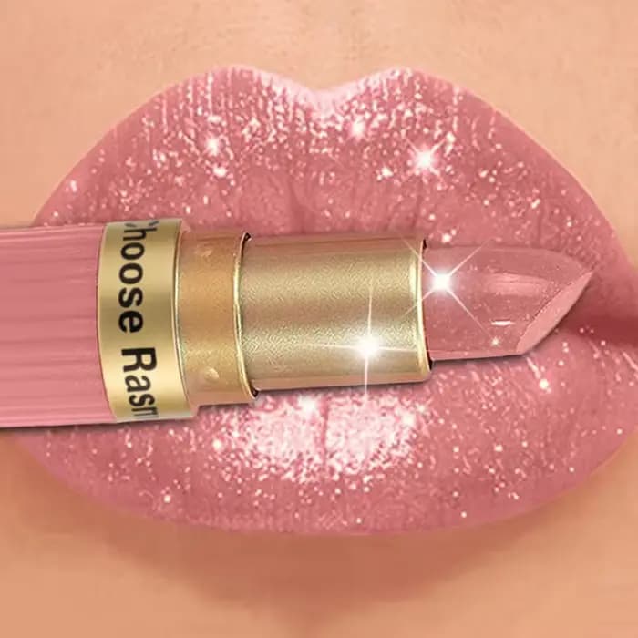 CHOOSE RASME Rouge à lèvres en barre chocolat 6 couleurs, fini nacré, mat, longue tenue, résistant à l'eau