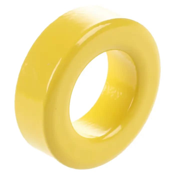 Anneaux de ferrite à noyau de fer jaune et blanc, toroïde, 33mm x 19mm x 11mm, 2 pièces