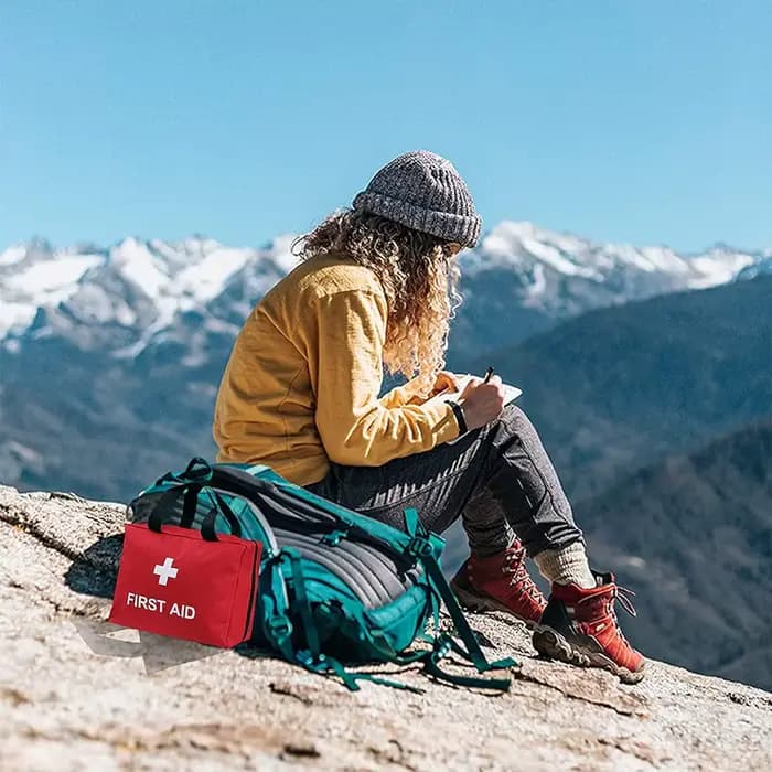 Trousse de premiers secours de luxe 260 pièces, fournitures d'urgence essentielles pour la maison, l'aventure en plein air et la sécurité du Camping